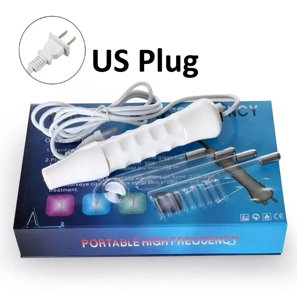 High Frequency Skin Therapy Wand – Portable Facial Device for Skin Tightening & Acne Treatment