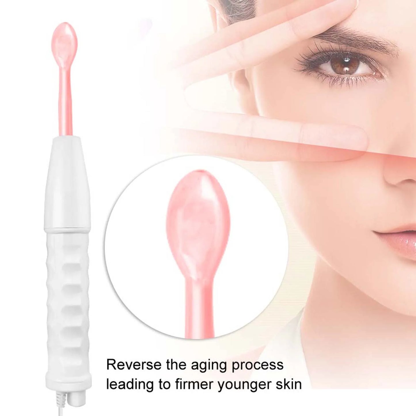 High Frequency Facial Machine – Skin Tightening & Wrinkle Remover with 4 Electrodes