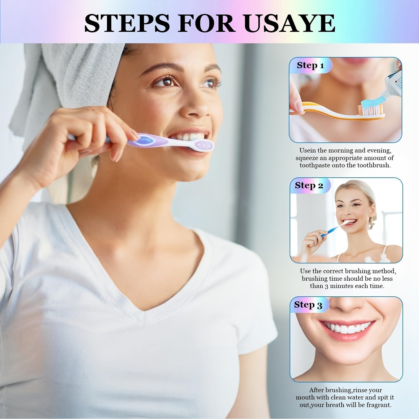 2-Pack Peppermint Toothpaste with Nicotinamide – Refreshing, Soothing Formula for Fresh Breath