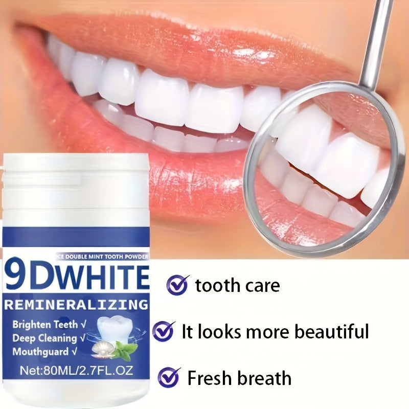 9D White Remineralising Hydroxyapatite Tooth Powder – Deep Clean & Whitening Oral Care