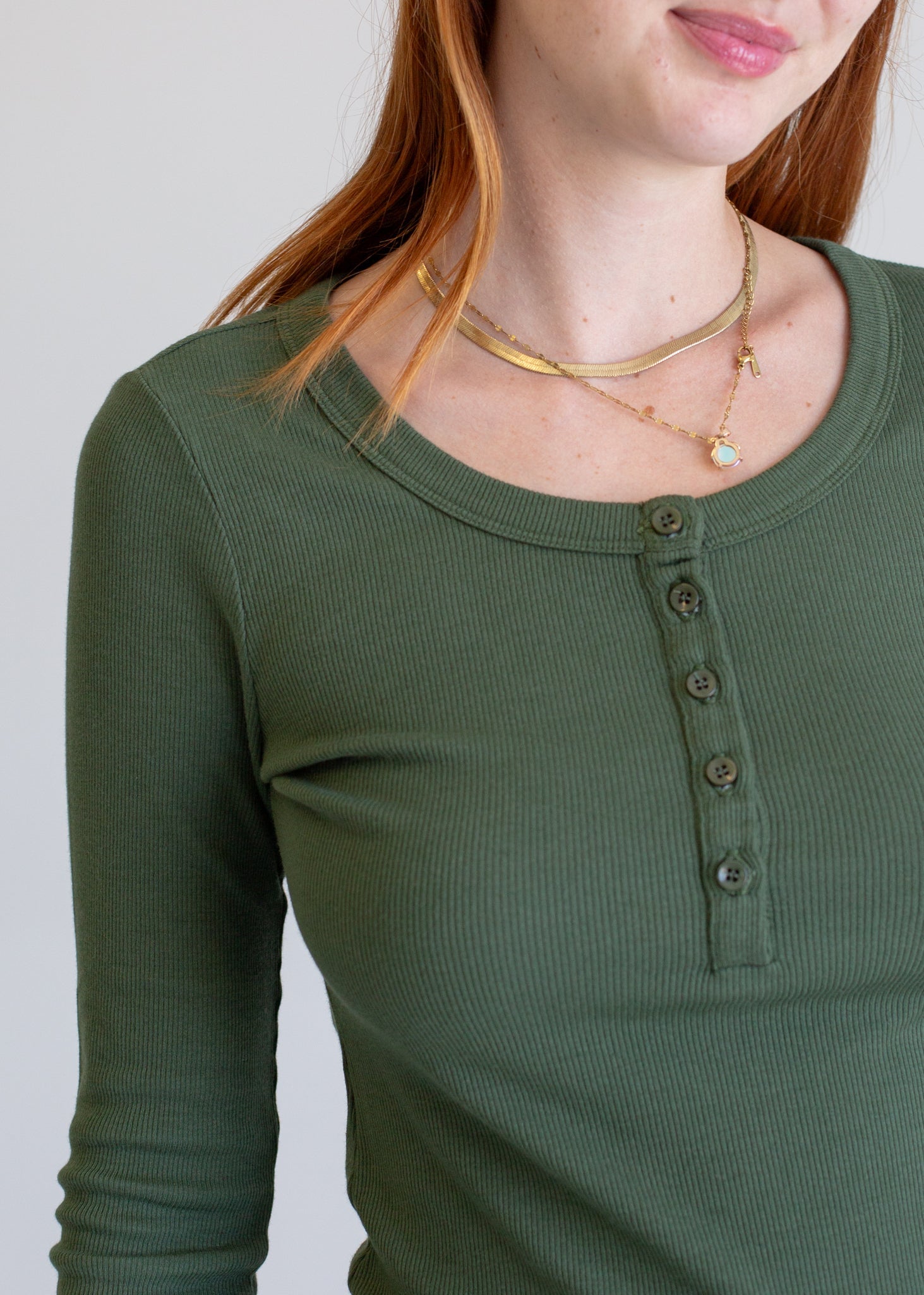 2x1 Long Sleeve Henley