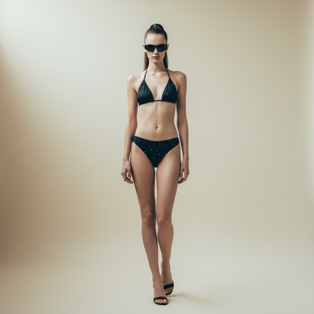 Triangle Bikini Top / NIGHT SKY