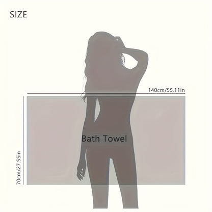 4-Pack Waffle Weave Microfiber Bath Towels – Quick-Dry, Soft & Absorbent Bathroom Towels