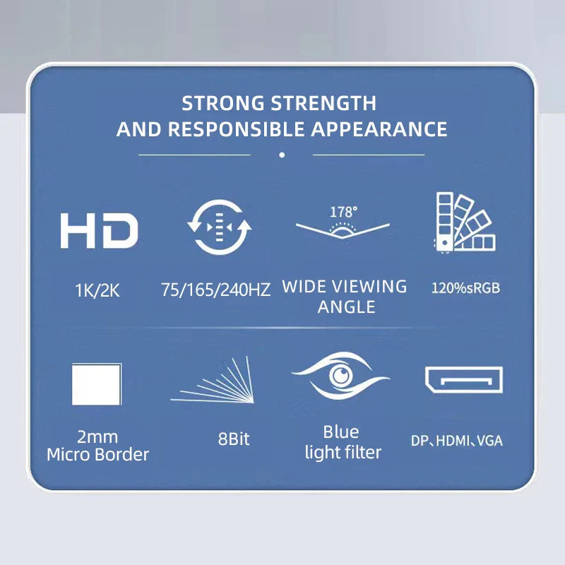 Ultralight Gaming Mouse or 24 Inch Curved Monitor, FHD(1920×1080p) 75HZ Computer Monitors, 178° Wide Viewing Angle PC Monitor