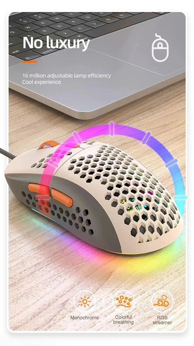 Ultralight Gaming Mouse or 24 Inch Curved Monitor, FHD(1920×1080p) 75HZ Computer Monitors, 178° Wide Viewing Angle PC Monitor