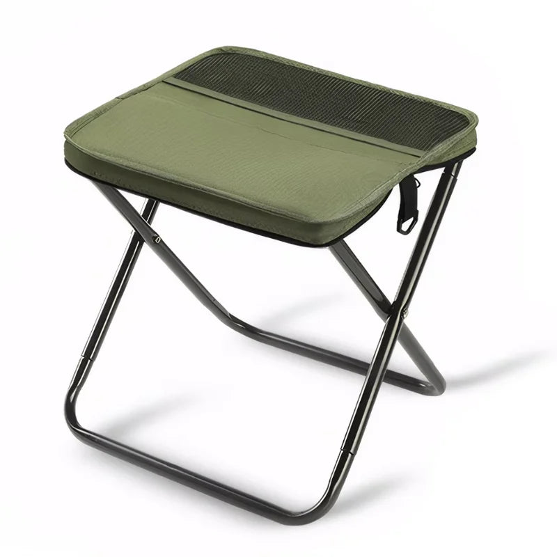 Portable Foldable Backpack Stool – Lightweight Camping Chair for Fishing, Picnic & Travel