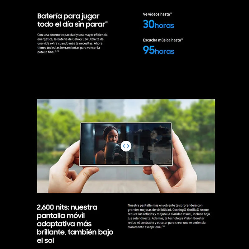 Samsung Galaxy S24 Ultra NFC, 6.8" Dynamic AMOLED 2X Screen, 200MP Camera, Octa-Core CPU, 120 Hz, 5000 mAh Battery