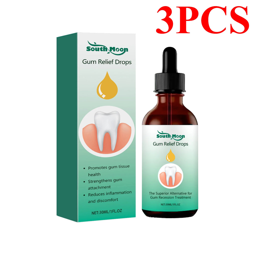 Gum Repair Drops – Receding Gum Care & Swelling Relief, Oral Hygiene & Stain Removal (30ml)
