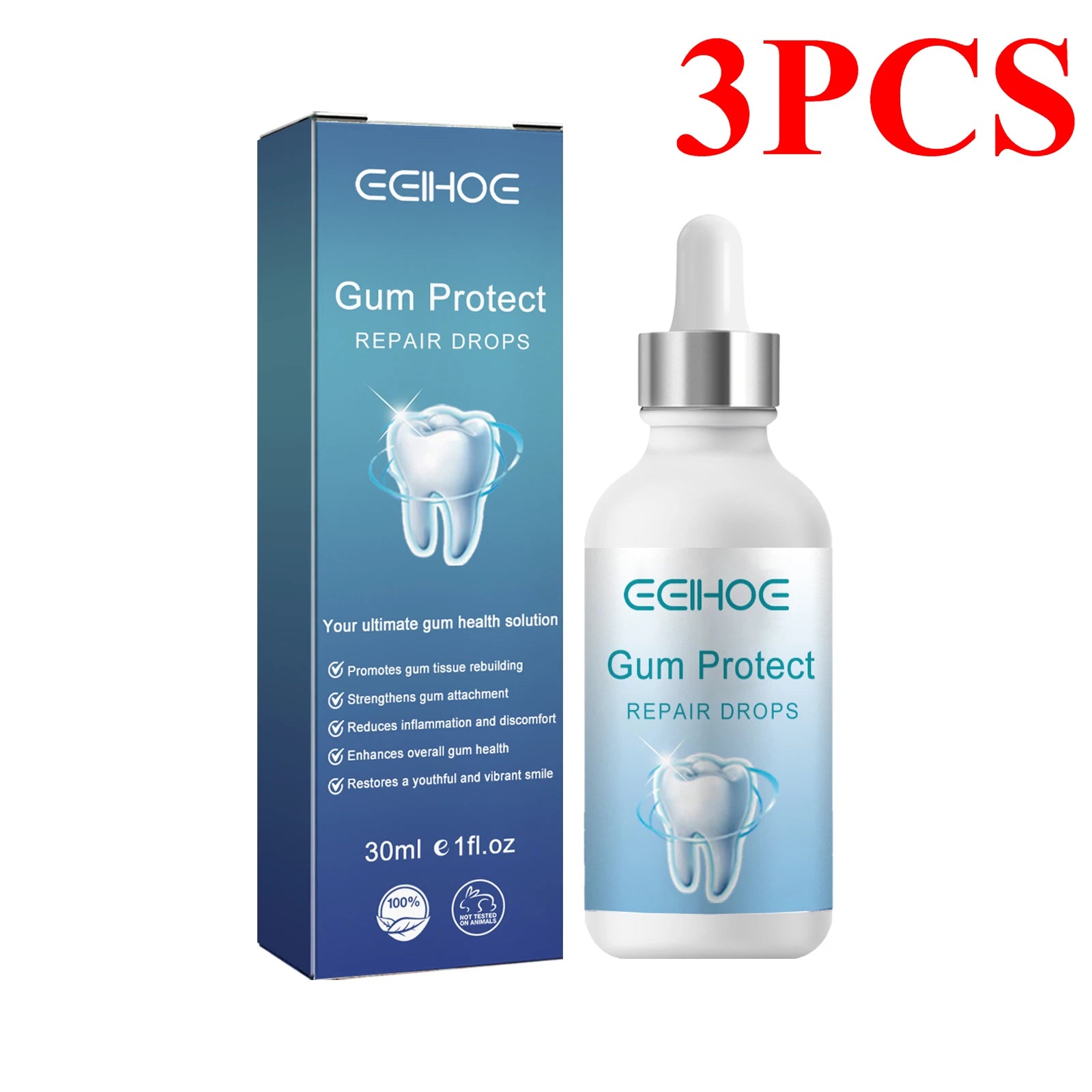 Gum Care Serum – Natural Oral Hygiene Drops for Fresh Breath & Gum Support (30ml)