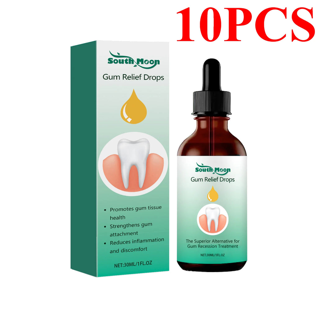 Gum Repair Drops – Receding Gum Care & Swelling Relief, Oral Hygiene & Stain Removal (30ml)