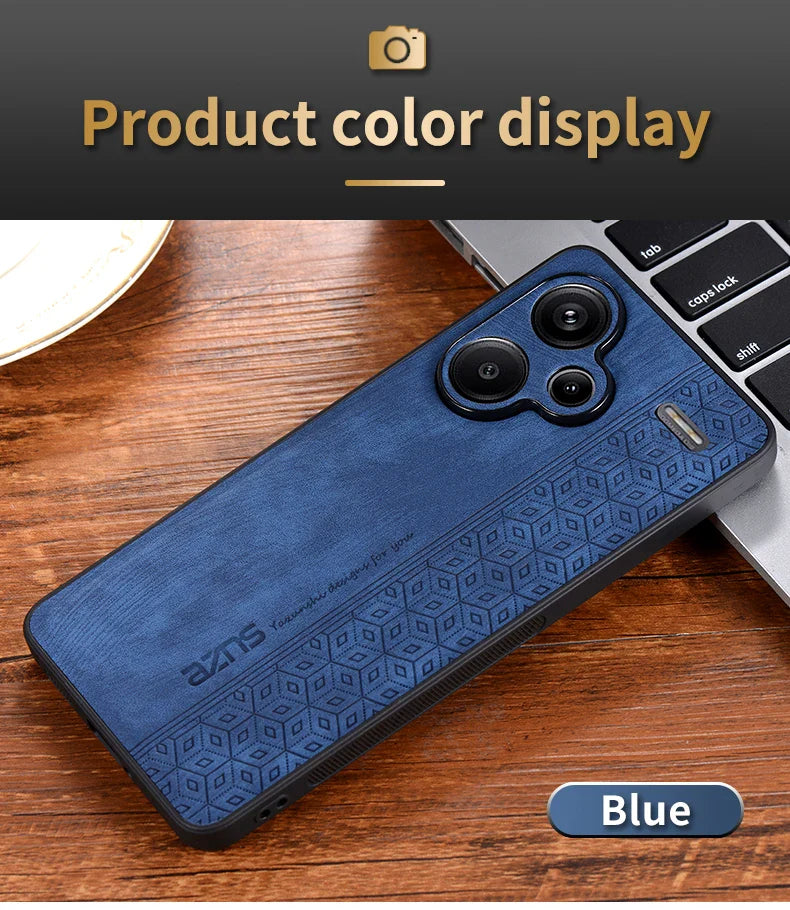 For Xiaomi Redmi Note 13 Pro Plus Чехол для back cover Skin Feel Shockproof Leather Case Soft Funda For Redmi Note 13 Pro Plus