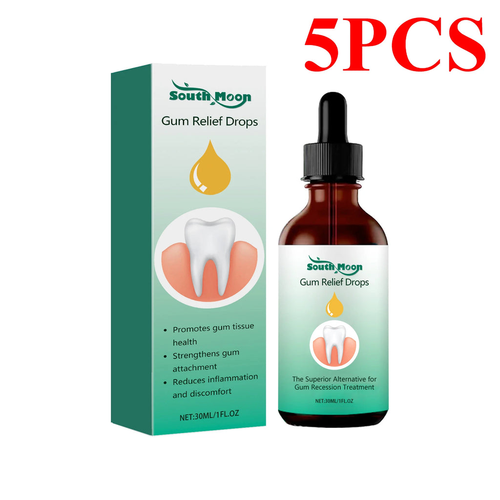 Gum Repair Drops – Receding Gum Care & Swelling Relief, Oral Hygiene & Stain Removal (30ml)