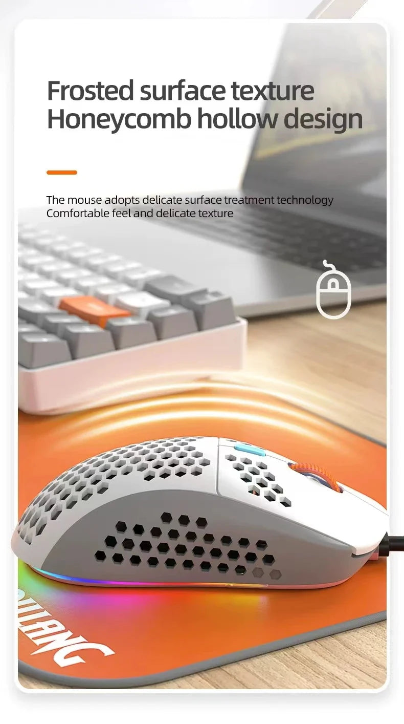 Ultralight Gaming Mouse or 24 Inch Curved Monitor, FHD(1920×1080p) 75HZ Computer Monitors, 178° Wide Viewing Angle PC Monitor