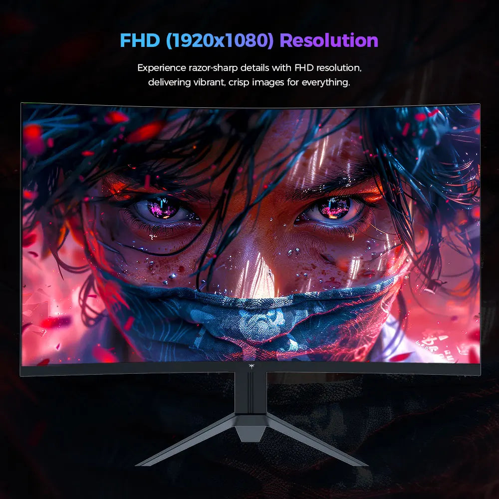 KTC 32inch H32S17C Curved Gaming Monitor,16:9Aspect Ratio,1920x1080@180HzResolution,16.7M 8Bit,32 Inch,180Hz Refresh Rate