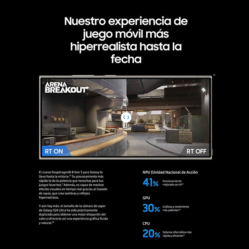 Samsung Galaxy S24 Ultra NFC, 6.8" Dynamic AMOLED 2X Screen, 200MP Camera, Octa-Core CPU, 120 Hz, 5000 mAh Battery