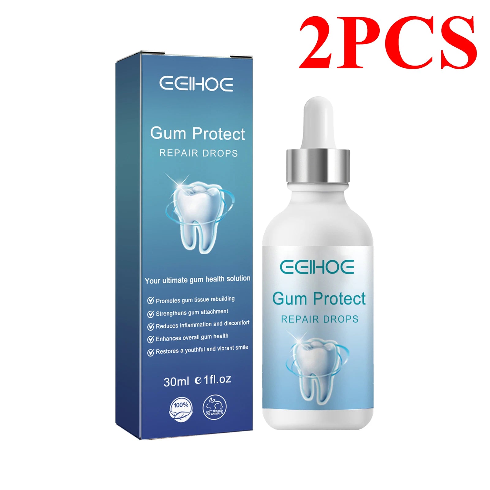 Gum Care Serum – Natural Oral Hygiene Drops for Fresh Breath & Gum Support (30ml)