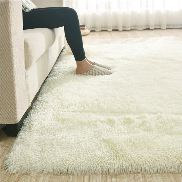 Soft Plush Rug – Fluffy Area Rug for Bedroom, Nursery & Living Room