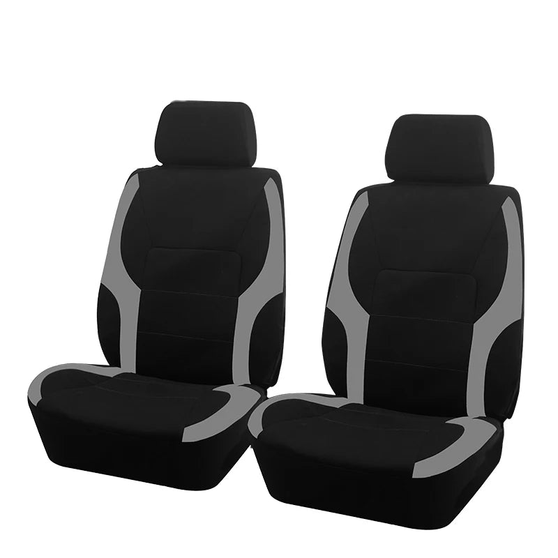 Universal Sporty Car Seat Covers – Breathable Polyester Interior Protection for Cars, SUVs, Trucks & Vans