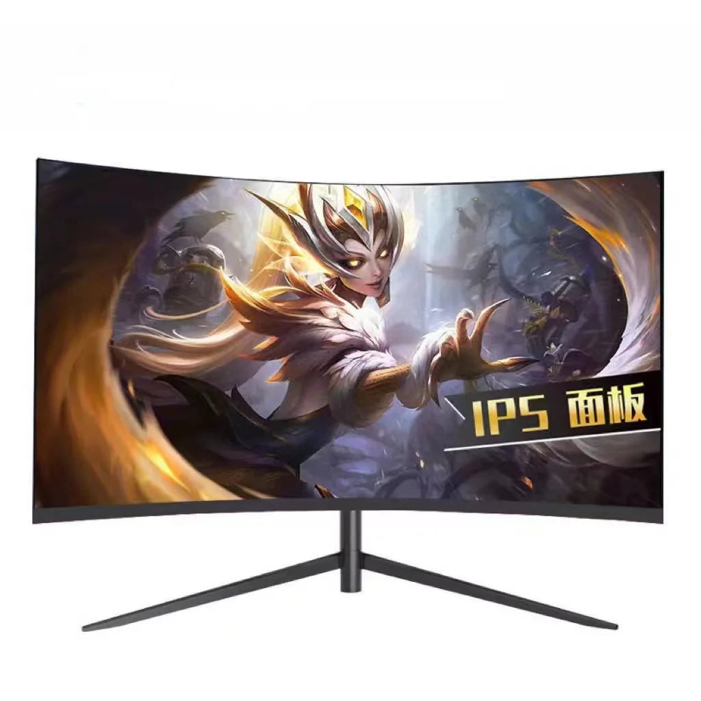 Ultralight Gaming Mouse or 24 Inch Curved Monitor, FHD(1920×1080p) 75HZ Computer Monitors, 178° Wide Viewing Angle PC Monitor