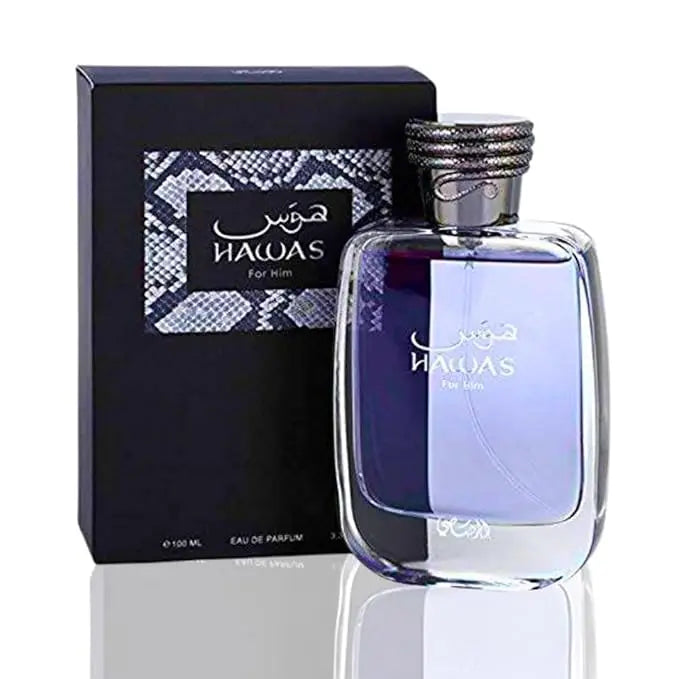 100ML RASASI Hawas For Men - Eau de Parfum Long Lasting Signature Premium Arabian Daily Elegance Refreshing Luxurious Masculine