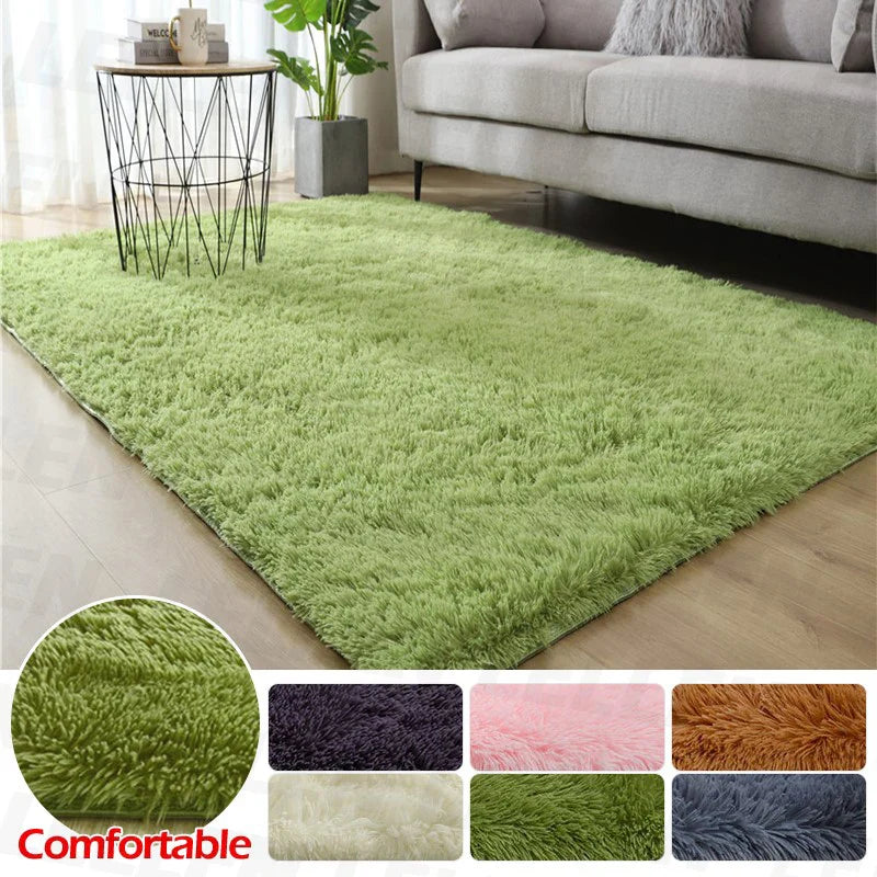 Soft Plush Rug – Fluffy Area Rug for Bedroom, Nursery & Living Room
