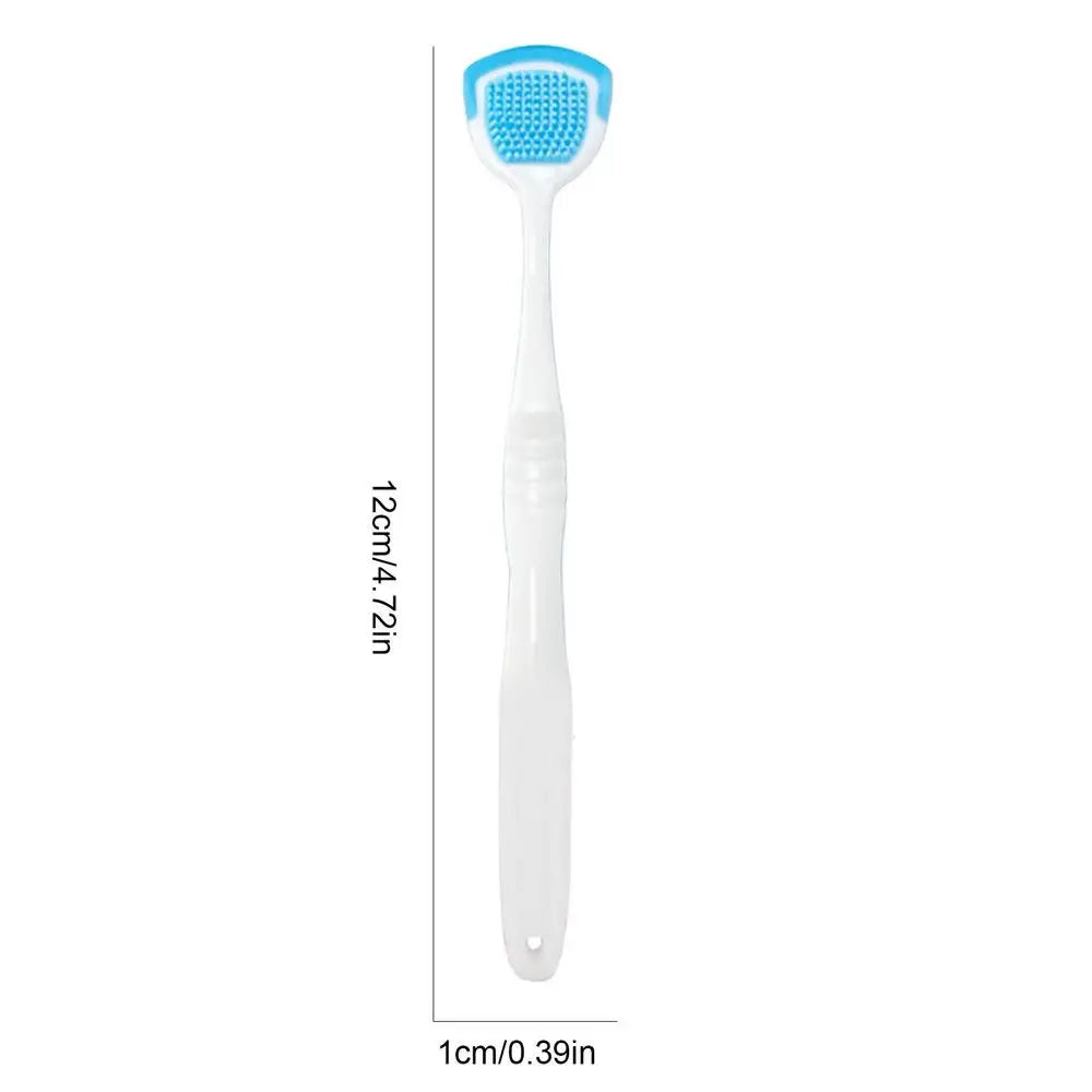 Tongue Cleaning Gel with Two-in-One Scraper Brush – Fresh Breath & Oral Hygiene Care (Mint or Peach)