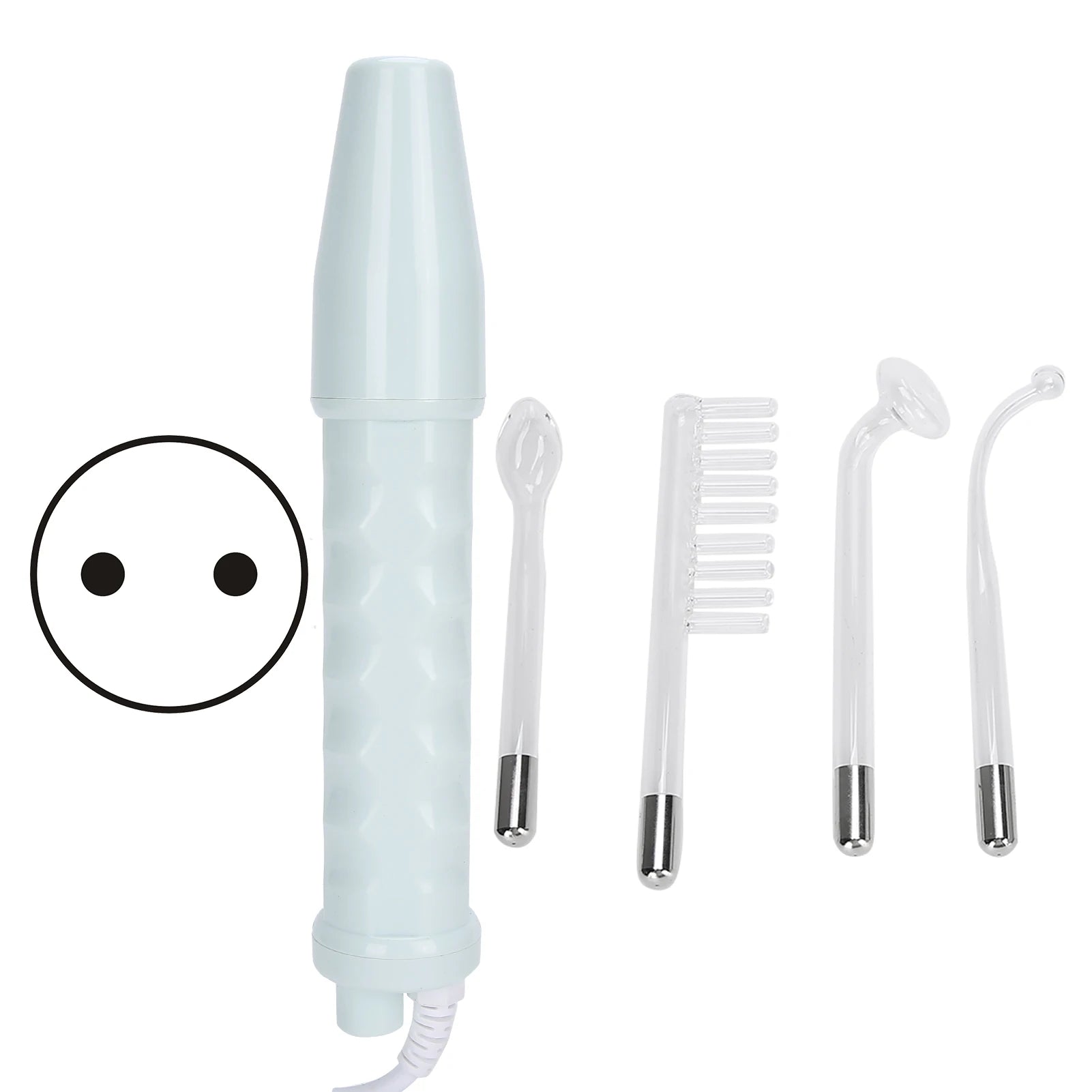 High Frequency Facial Machine – Skin Tightening & Wrinkle Remover with 4 Electrodes