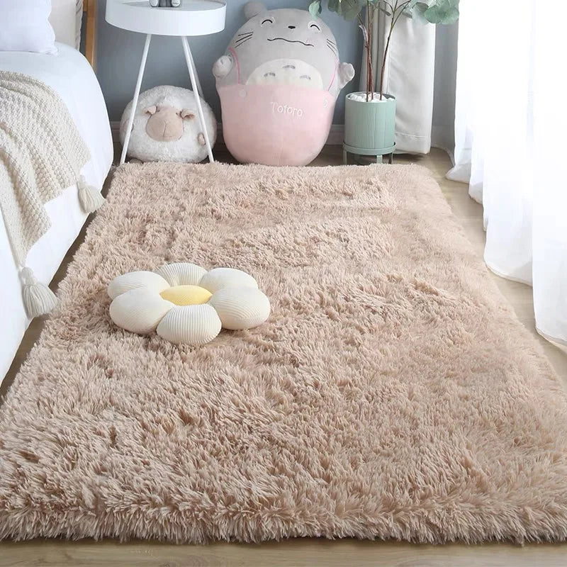 Soft Plush Rug – Fluffy Area Rug for Bedroom, Nursery & Living Room