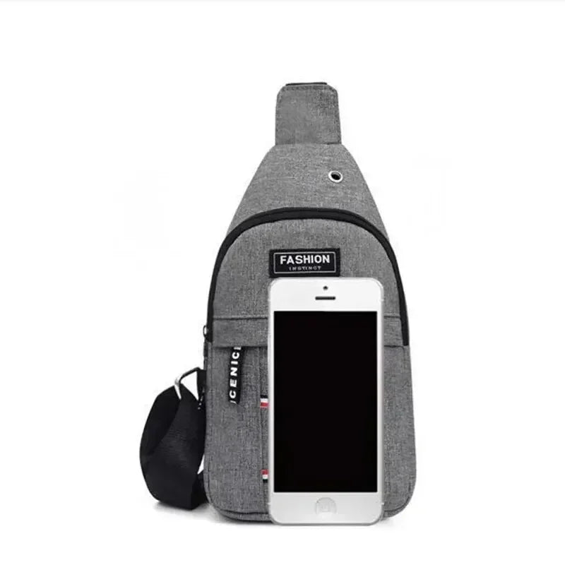 Men’s Waterproof Fanny Pack – Large Capacity Nylon Waist Bag for Travel, Hiking & Everyday Use