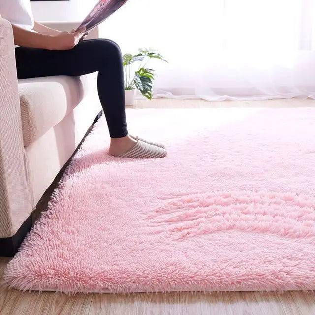 Soft Plush Rug – Fluffy Area Rug for Bedroom, Nursery & Living Room