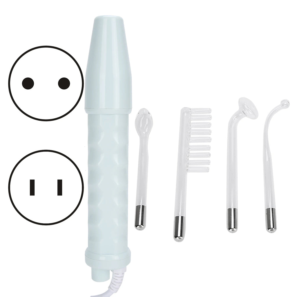 High Frequency Facial Machine – Skin Tightening & Wrinkle Remover with 4 Electrodes