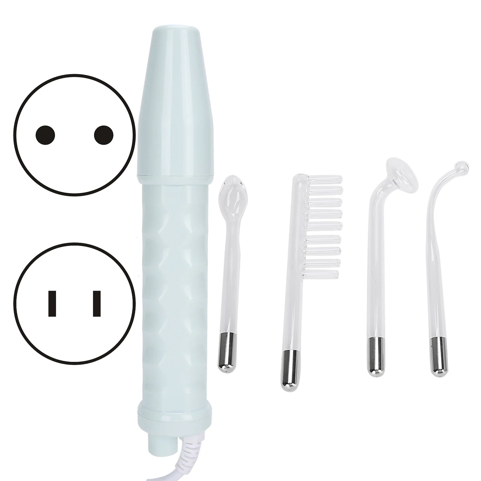 High Frequency Facial Machine – Skin Tightening & Wrinkle Remover with 4 Electrodes