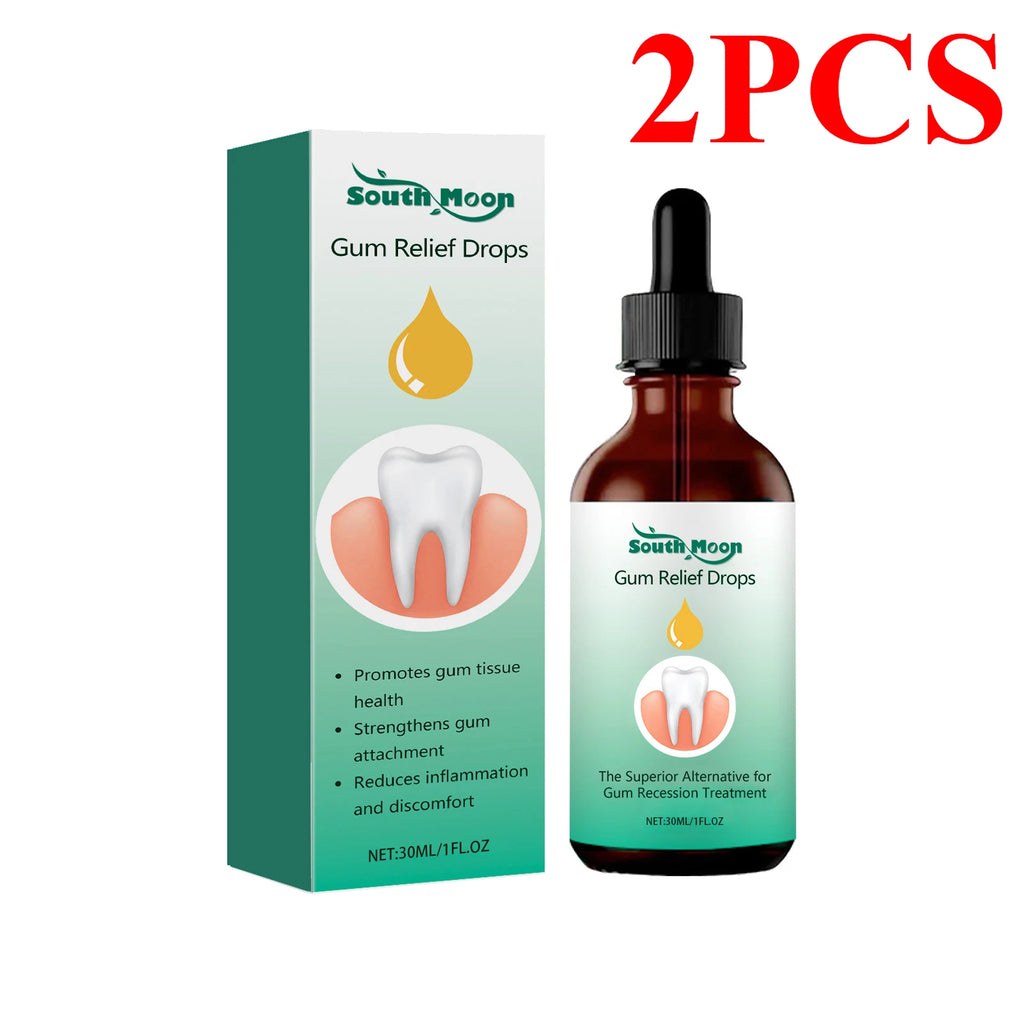 Gum Repair Drops – Receding Gum Care & Swelling Relief, Oral Hygiene & Stain Removal (30ml)