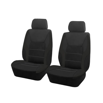 Universal Sporty Car Seat Covers – Breathable Polyester Interior Protection for Cars, SUVs, Trucks & Vans