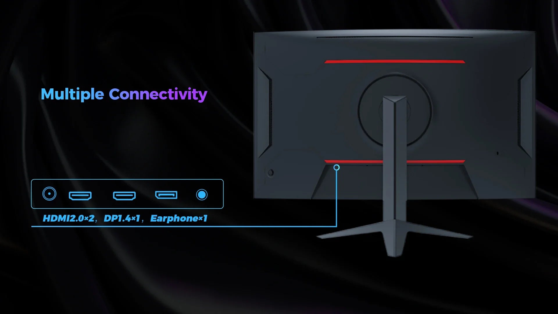 KTC 32inch H32S17C Curved Gaming Monitor,16:9Aspect Ratio,1920x1080@180HzResolution,16.7M 8Bit,32 Inch,180Hz Refresh Rate