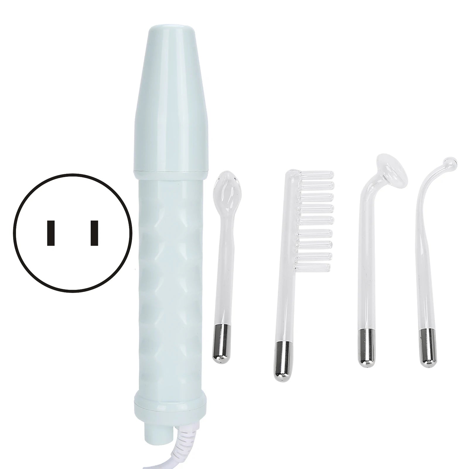 High Frequency Facial Machine – Skin Tightening & Wrinkle Remover with 4 Electrodes