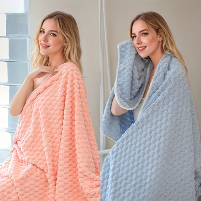 4-Pack Waffle Weave Microfiber Bath Towels – Quick-Dry, Soft & Absorbent Bathroom Towels