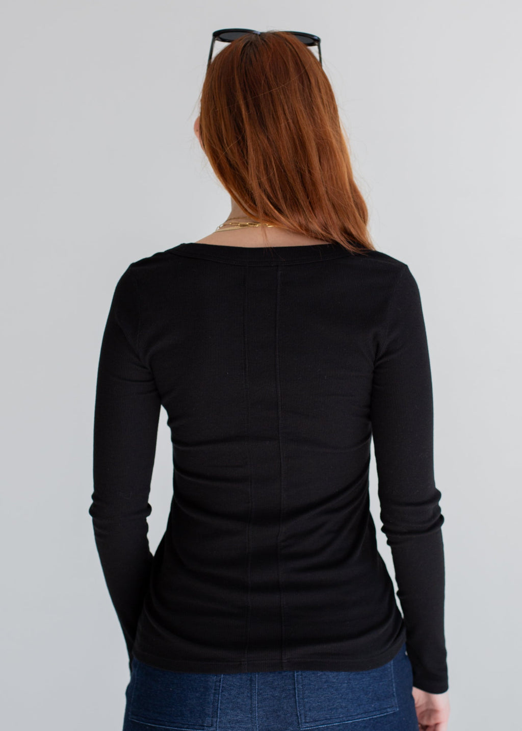 Clover V Neck Long Sleeve