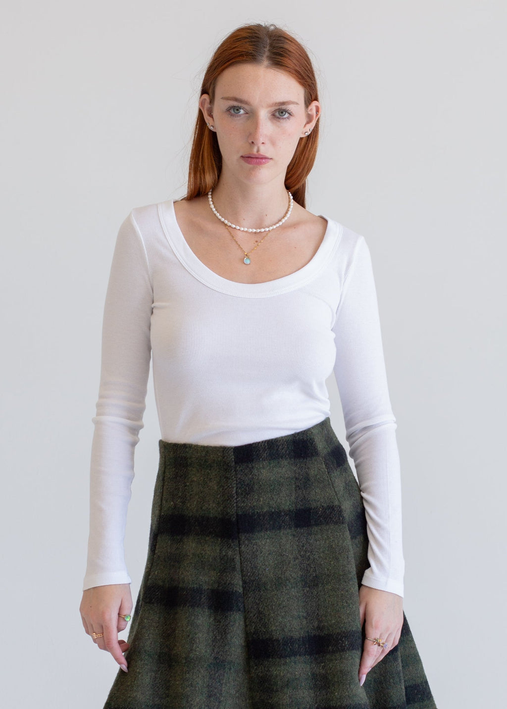 Clover V Neck Long Sleeve