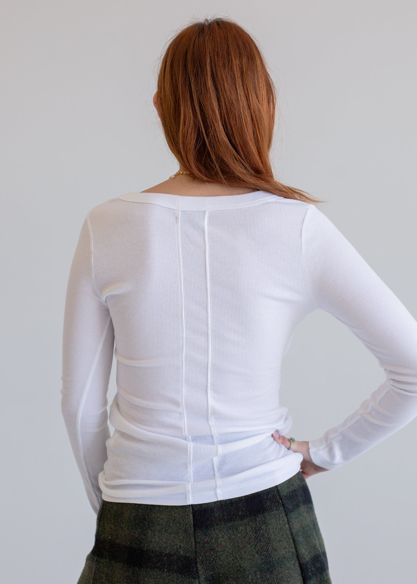 Clover V Neck Long Sleeve