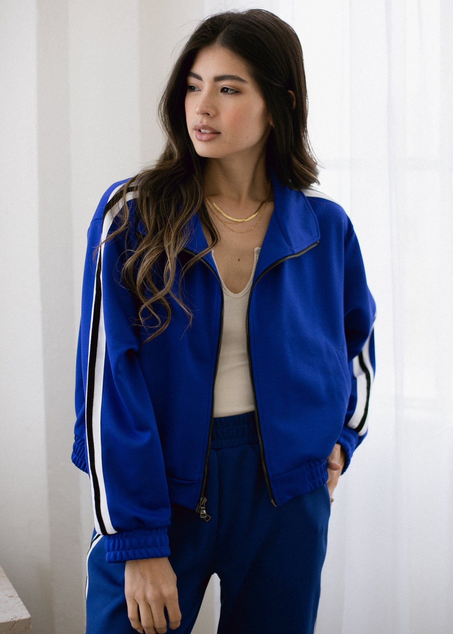 Cropped Track Jacket