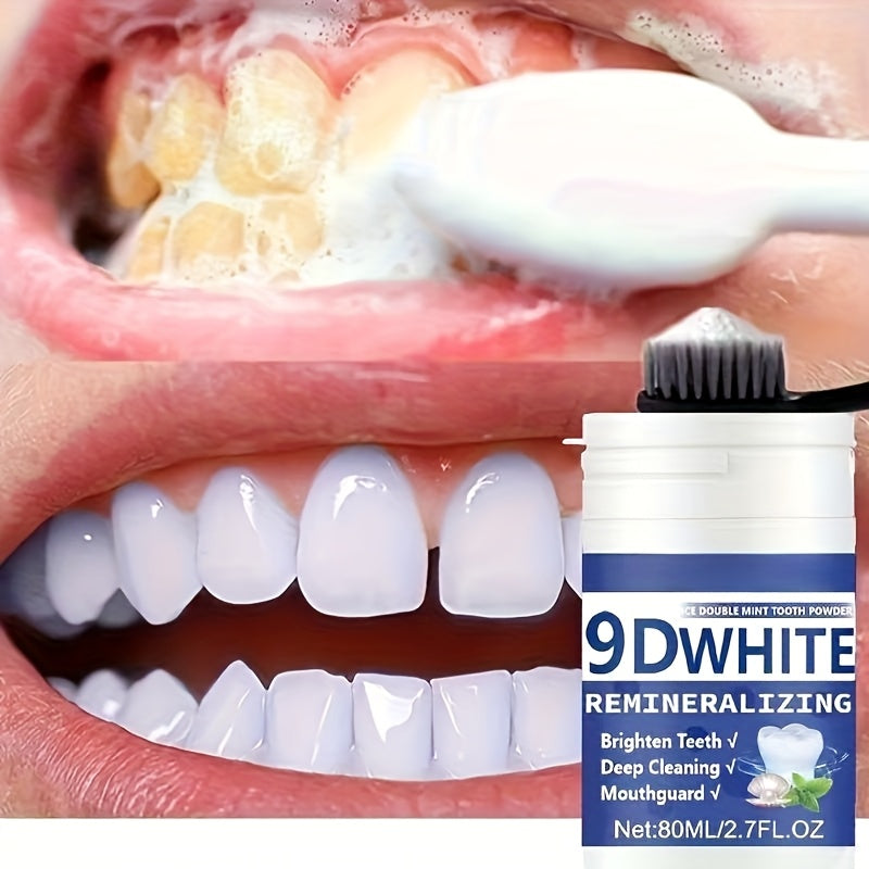 9D White Remineralising Hydroxyapatite Tooth Powder – Deep Clean & Whitening Oral Care