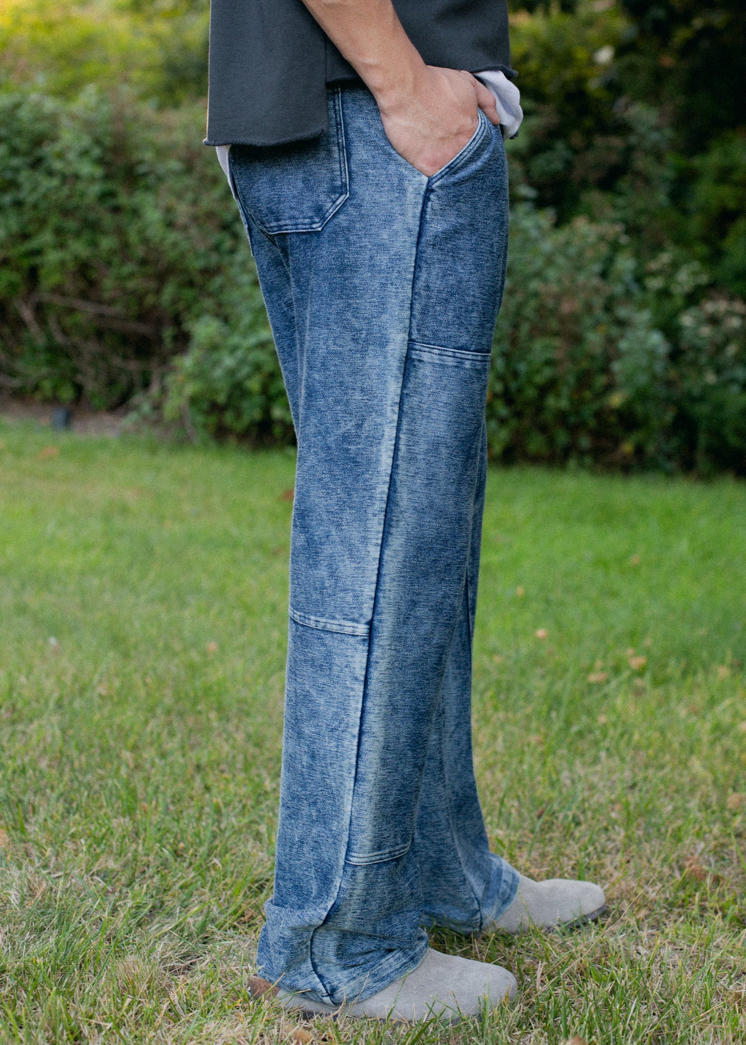 Indigo Patch Trouser