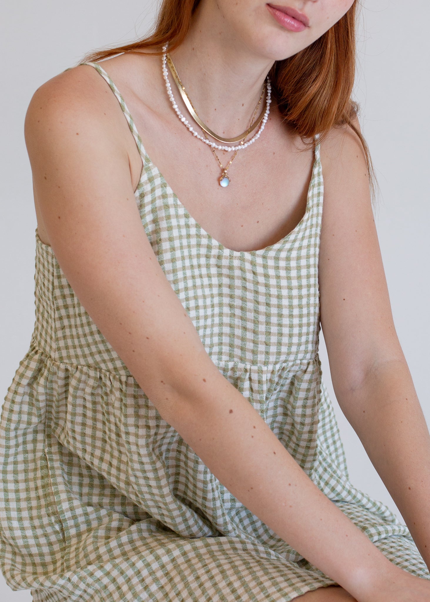 Linen Babydoll Dress