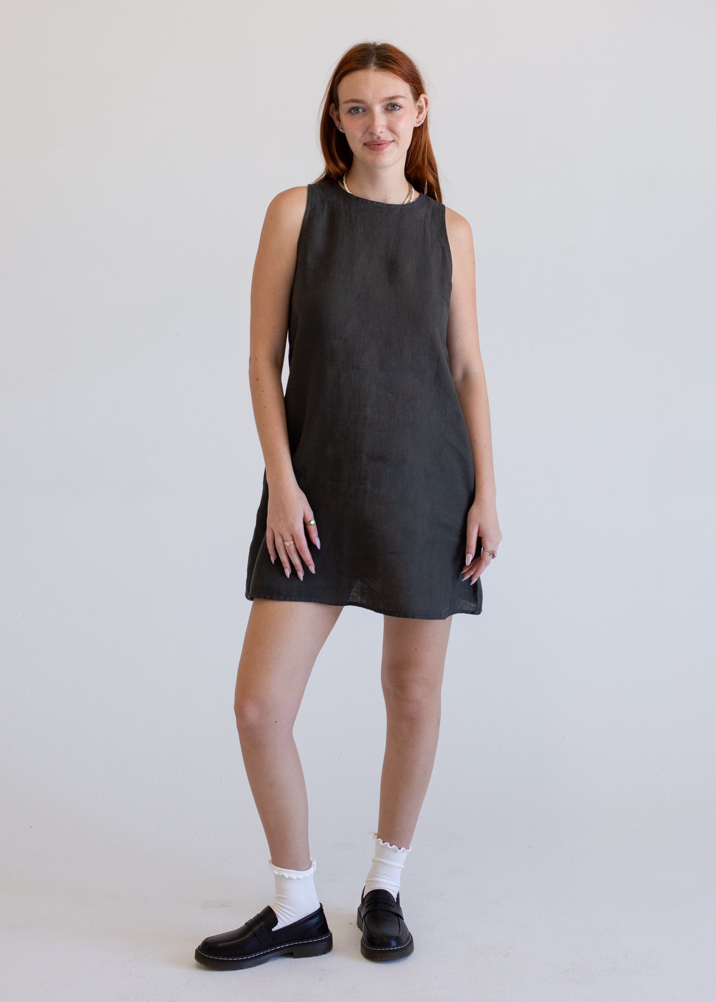 Linen Mini Dress
