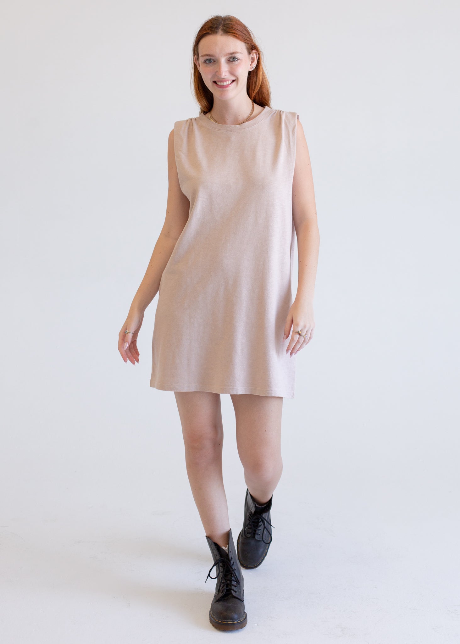 Ruched Boxy Dress