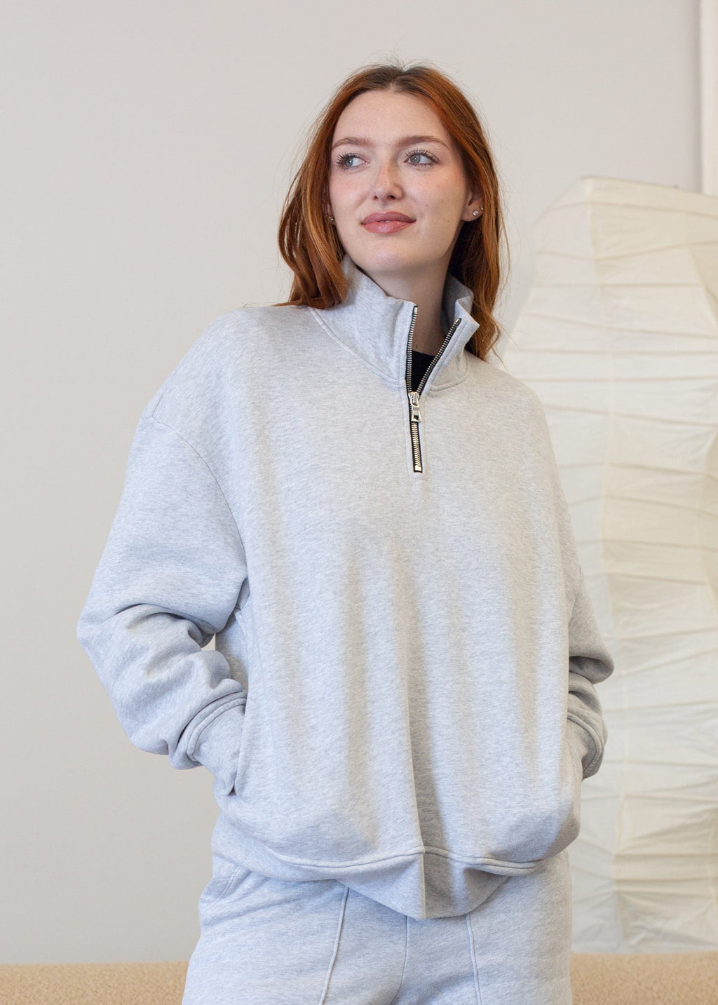 Women's Half Zip Sweatshirt